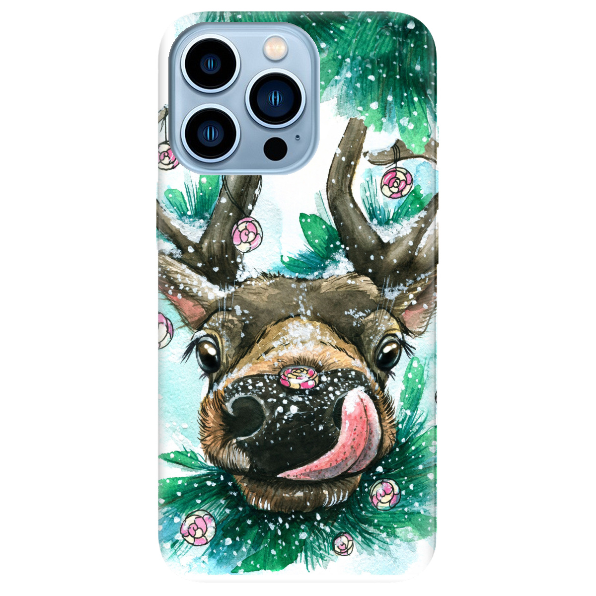 Чехол для Apple iPhone 13 Pro Max Сute deer - фото 1 - Чехлы для телефонов